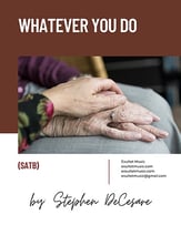 Whatever You Do SATB choral sheet music cover